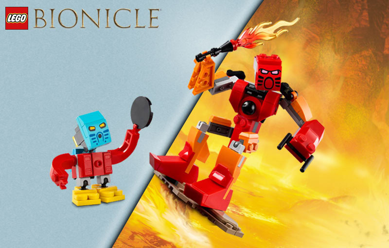 ▻ On the LEGO Shop: the 40581 BIONICLE Tahu and Takua set is free